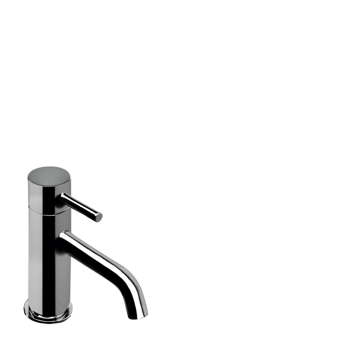 Single lever basin mixer and waste